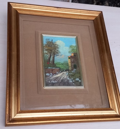 Petite peinture huile - petite, l'huile