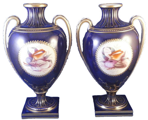 Antique 19thc worcester - 2, mi