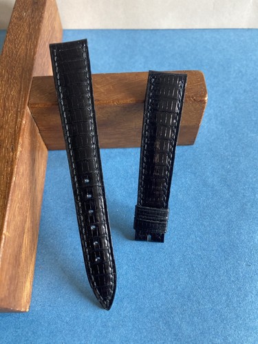 Bracelet montre cuir noir - bracelet,