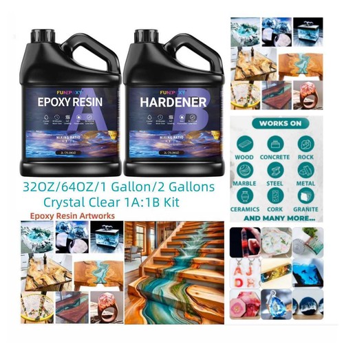 Clear epoxy resin - 1:1,