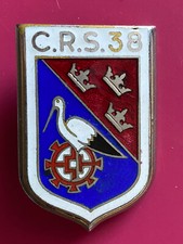 Police : ancien insigne de la