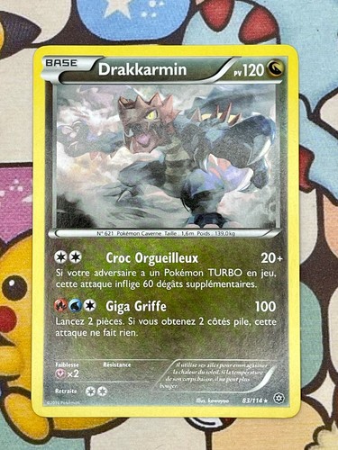 Carte pokemon drakkarmin - carte,