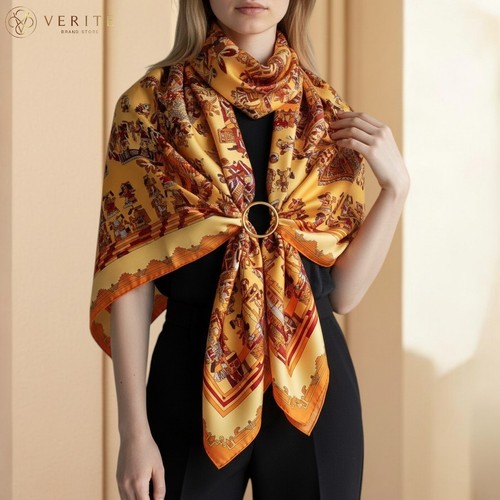 Rare vintage hermes silk - hermes, scarf