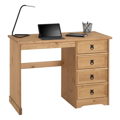 Bureau pin massif finition - bureau,