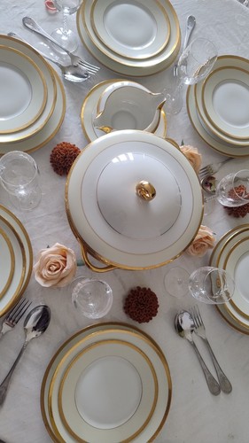 Service table porcelaine - table,