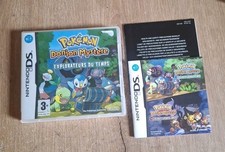 BOITE VIDE Pokemon Donjon Mystère Explorateurs Du Temps DS  100% OFFICIEL 