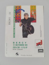 place de concert The Paul mc cartney world tour 1989 Paris Bercy billet ticket 