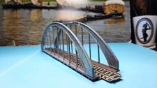 N 2 FALLER  222583 MAQUETTE DÉCOR*** ÉLÉMENT de PONT MÉTALLIQUE à ARC "OCCASION"