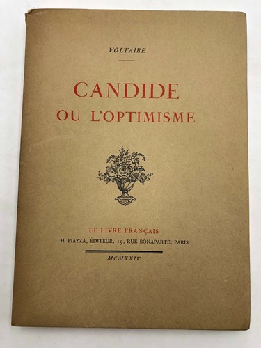 Voltaire candide ou - candide,