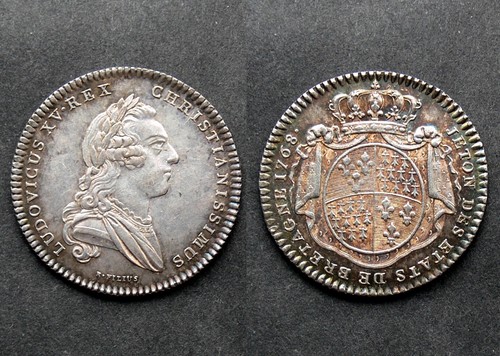 Jeton états bretagne 1768 - jeton,