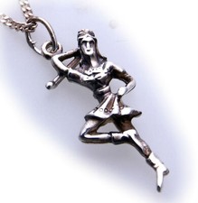 Pendentif Danseuse En Argent