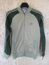Veste ADIDAS SUPERSTAR ATP vintage années 70 jacket jacke Trefoil vert felpa S
