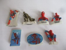 LOT 7 fèves série amazing spiderman 2012 marvel