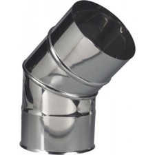 Coude inox à 45° - simple