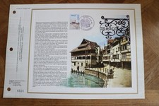 feuillet CEF 1977 premier 1er jour ALSACE STRASBOURG 396