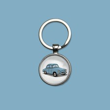 Porte-clefs Simca 9 Aronde bleue ciel porte-clés