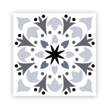 6 stickers à carreaux de