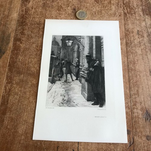 Gravure ancienne 19eme - 19eme, siécle