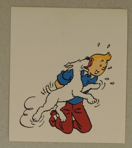 Herge tintin autocollant vol - tintin,