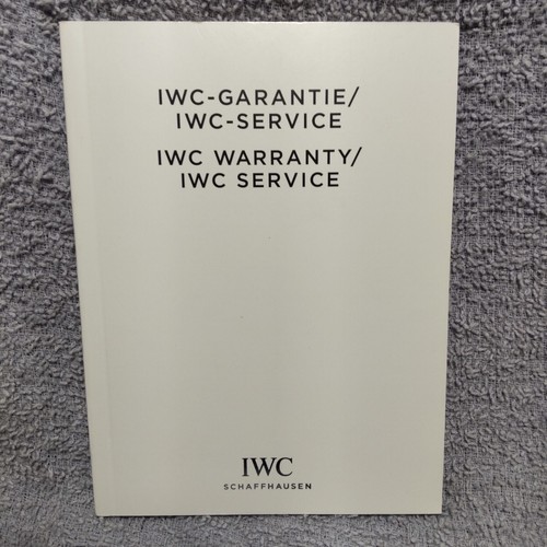 Genuine iwc garantie service - genuine,