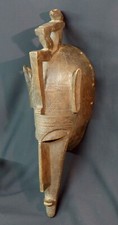 B Art Africain splendide grand masque ancien Dogon Mali 62cm2kg scarifications  