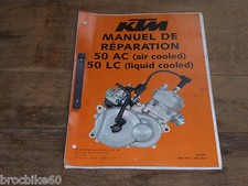 MANUEL REVUE TECHNIQUE D ATELIER MOTEUR KTM 50 MINI 2002-> 50 AC LC