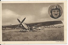 CPA - Avion Stratosphères " Farman " et Le Chef Pilote Coupet