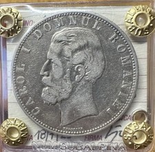 Monnaie Roumanie Carol I 5 Lei