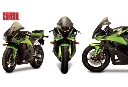 Bulle corsa pour honda - pour,