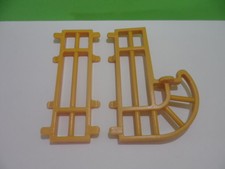 PLAYMOBIL – 2 grilles jaunes pour zoo / Gate, wall / 3650 3435