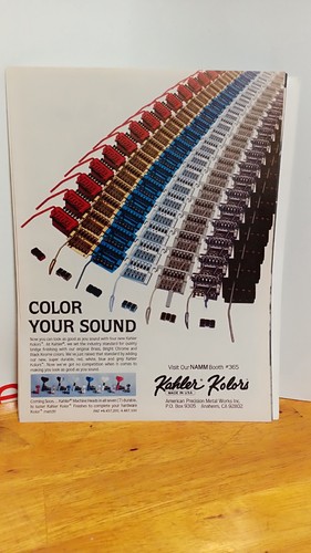 Kahler tremolo kolors - tremolo, bridge
