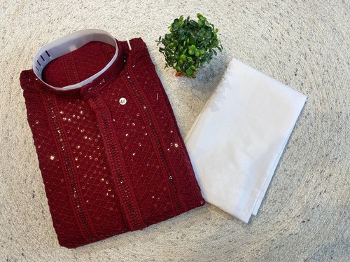 Hommes kurta ensemble - kurta,