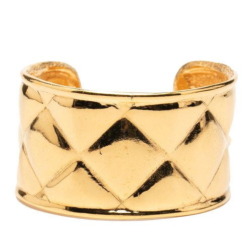 Chanel plaqué matelassé - chanel, cuff