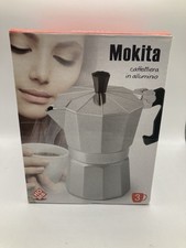 Cafetière italienne Aluminium Moka Silver 3 tasses expresso - Neuf