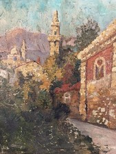 Ancienne huile sur panneau