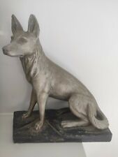 SCULPTURE STATUE ANIMAL CHIEN