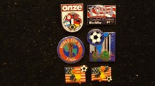 Lot de 6 pin's football, foot, dont 5 officiels