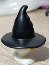 PLAYMOBIL CHAPEAU NOIR SORCIÈRE SORCIER MAGICIEN DRUIDE SORCIER GAULOIS VIKIN...