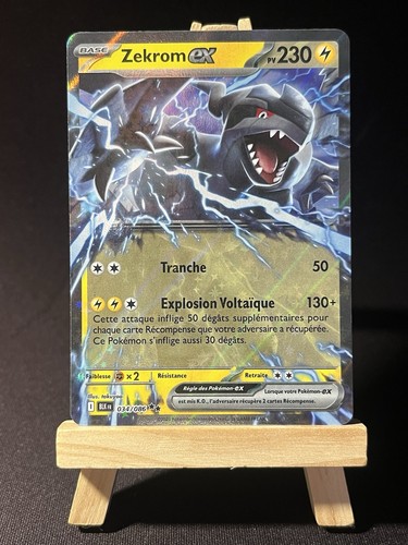 Carte pokémon zekrom - carte, ex