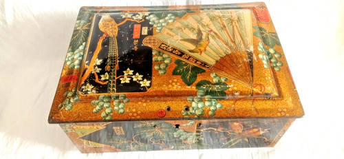 Boite ancienne tole - boite,