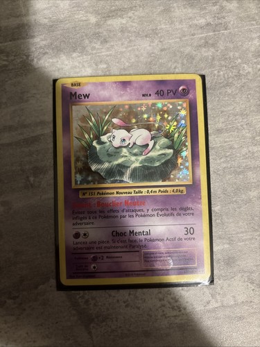 Carte pokémon mew holo - carte,