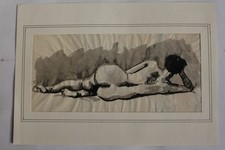 Dessin original Lavis Femme