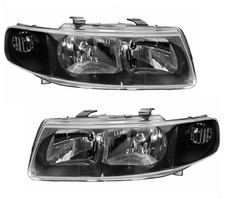 Phare Noir Verre Clair Gauche