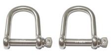Manille droite inox - inox, 316