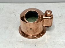 Boussole allemande en cuivre W. Ludolph vintage navire sauvetage décor marine...