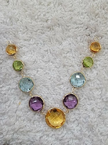 14k yellow gold with genuine - yellow,