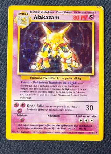 Carte pokémon alakazam - carte, :