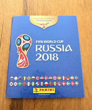 ALBUM COMPLET PANINI CUP RUSSIA 2018 avec 6 stickers attachés - Version Belge