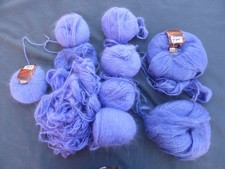8 pelotes ANNY BLATT Mohair Angora Laine...