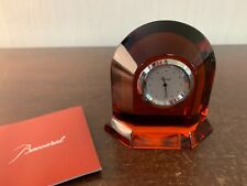 Pendulette rouge en cristal de